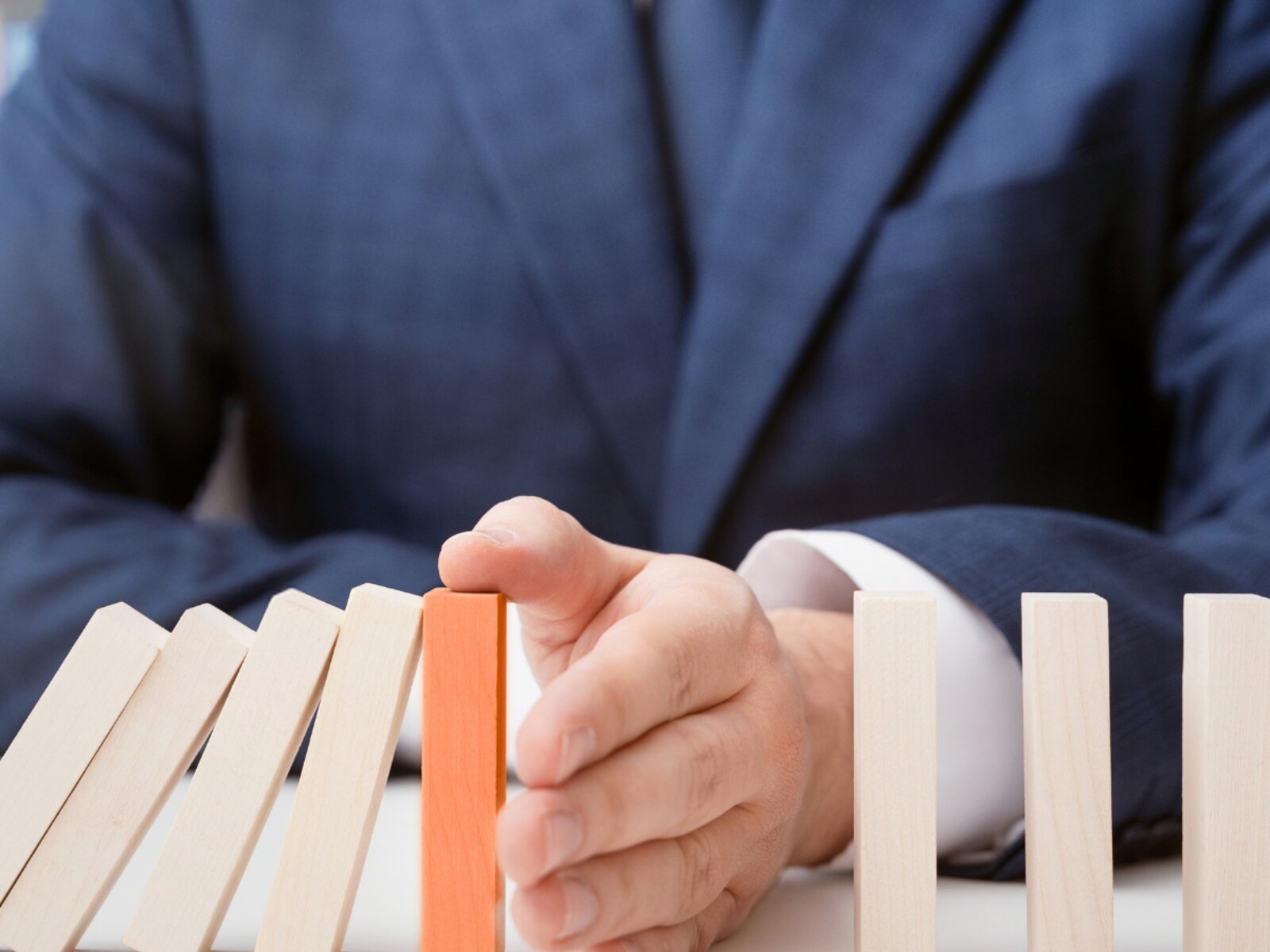 Business owner reviewing succession plan